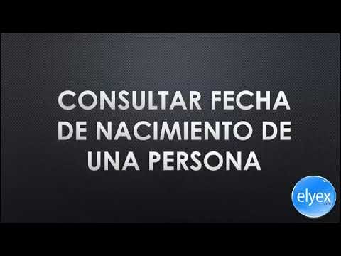 Cómo consultar fecha de nacimiento con número de cédula