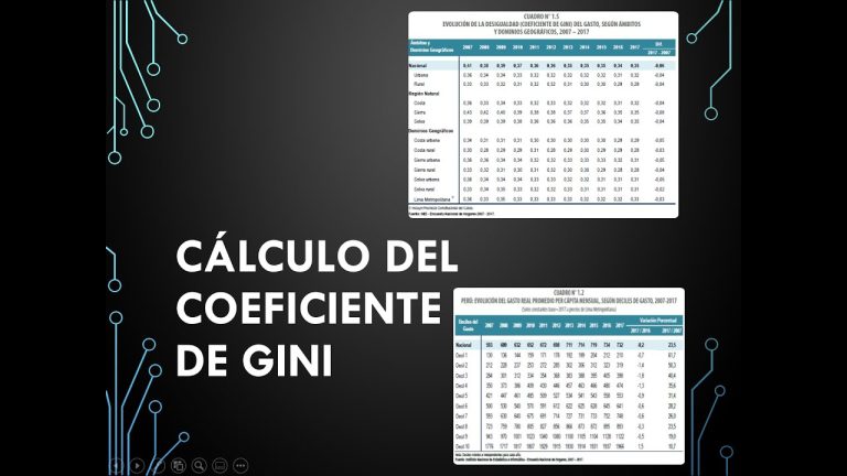 Calculando el coeficiente de Gini: Método y aplicaciones